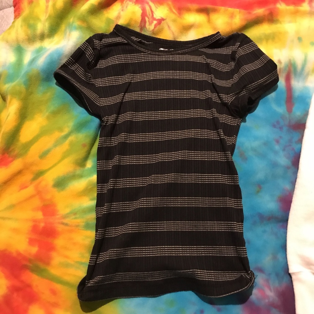 Urban Outfiters Stripped Tight Tee